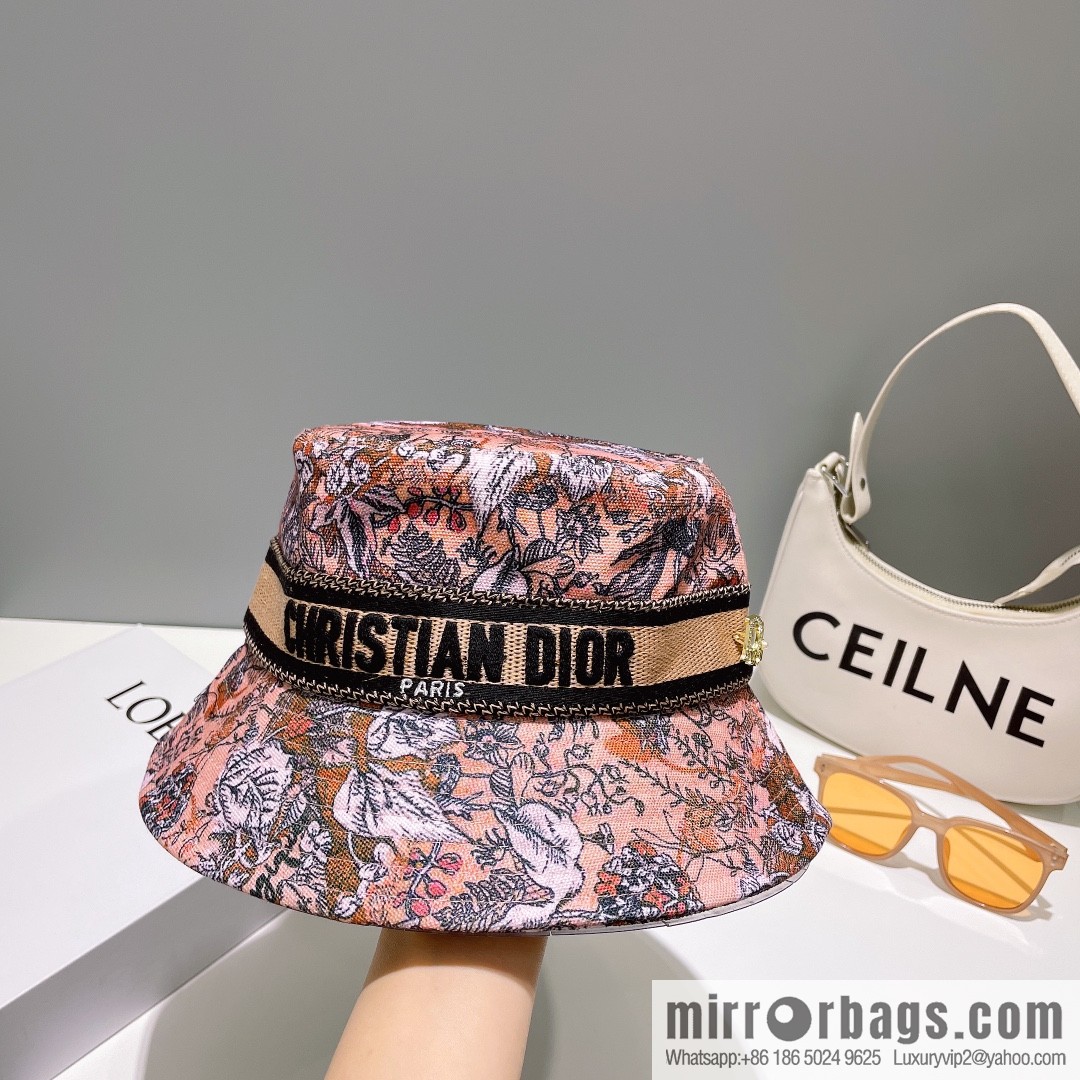 Dior floral unisex bucket hat