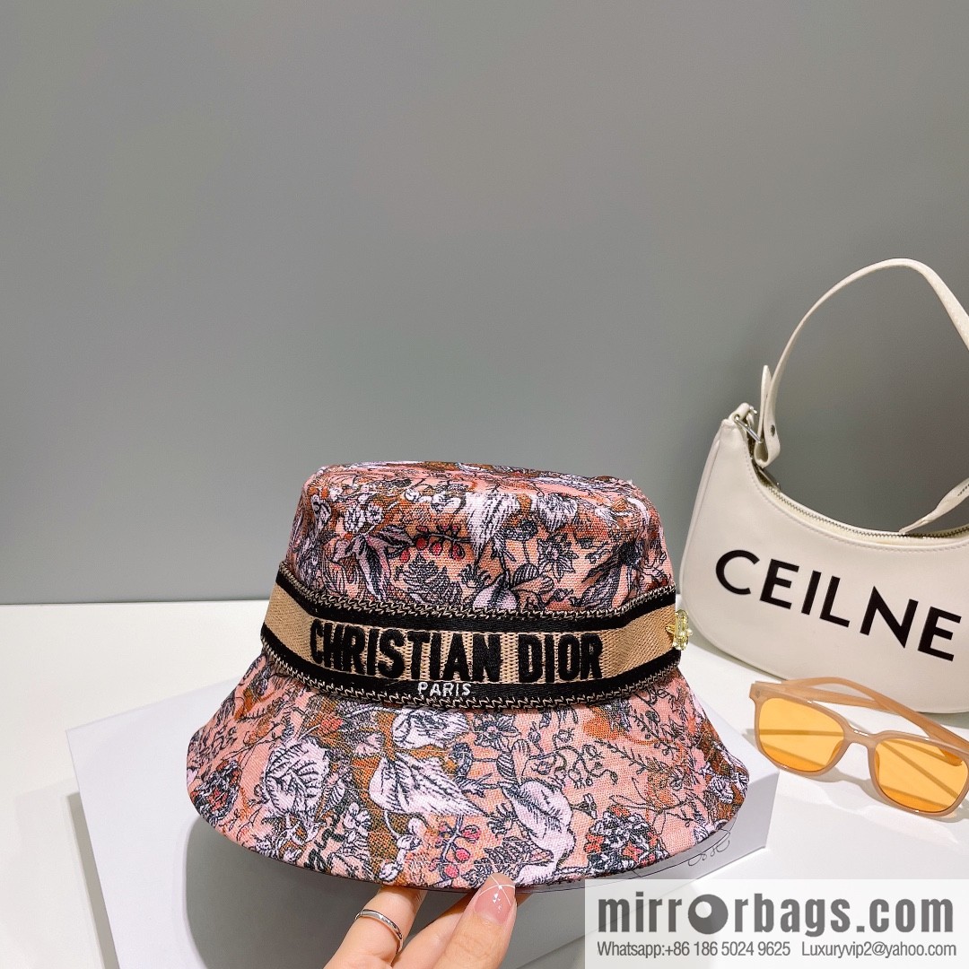 Dior floral unisex bucket hat