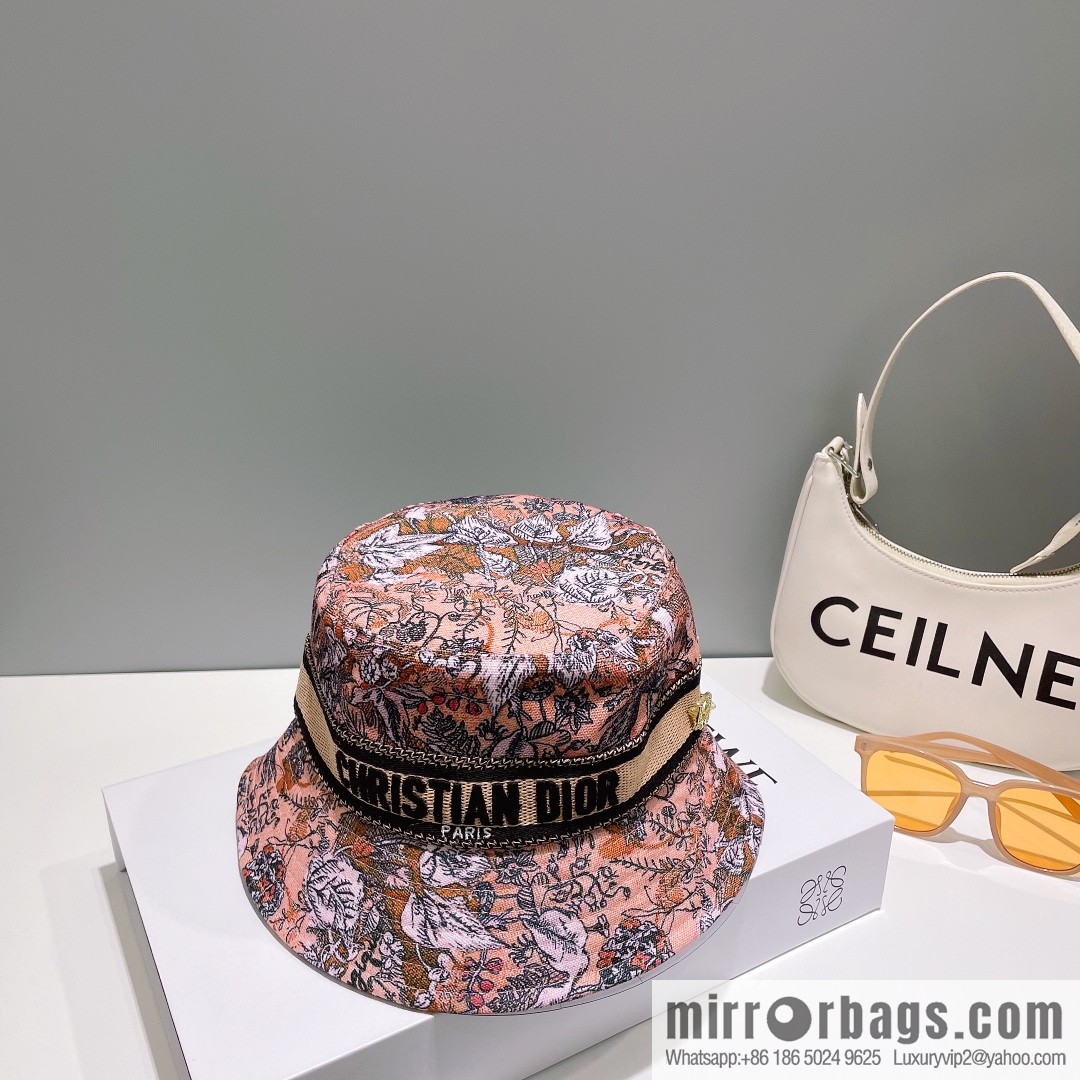Dior floral unisex bucket hat