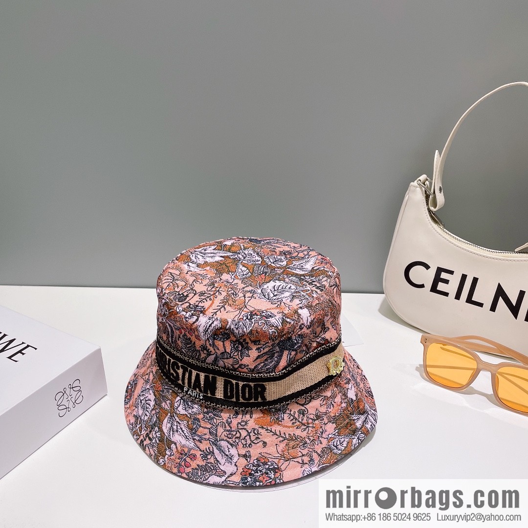 Dior floral unisex bucket hat