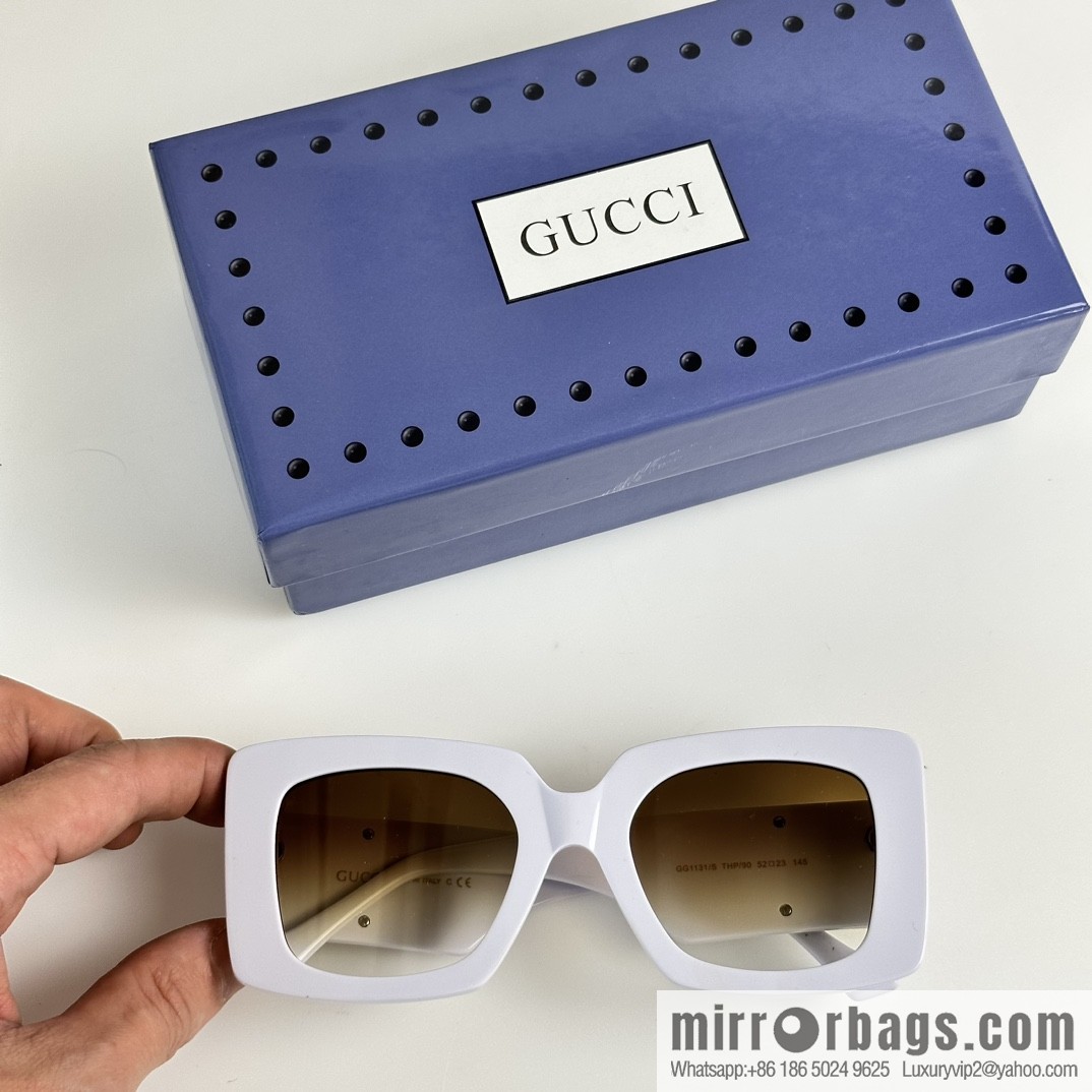 GUCCI Gucci Ancient Method Bamboo Double Glogo Ladies Sunglasses