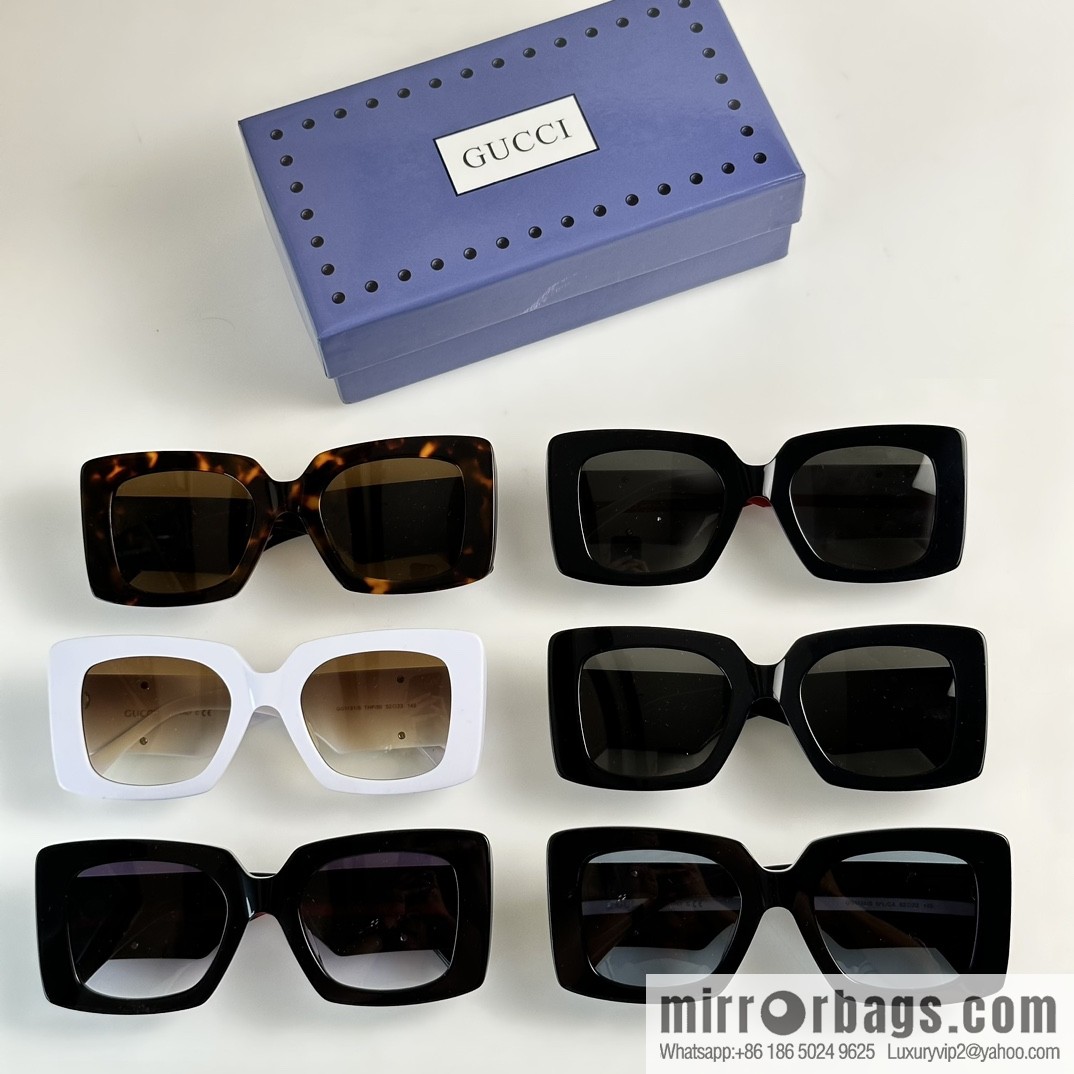GUCCI Gucci Ancient Method Bamboo Double Glogo Ladies Sunglasses