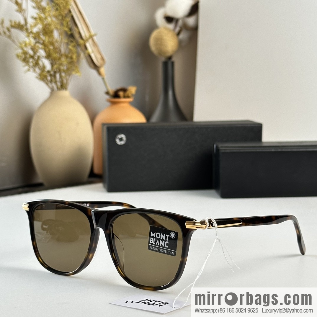MONTBLANC Montblanc square unisex sunglasses