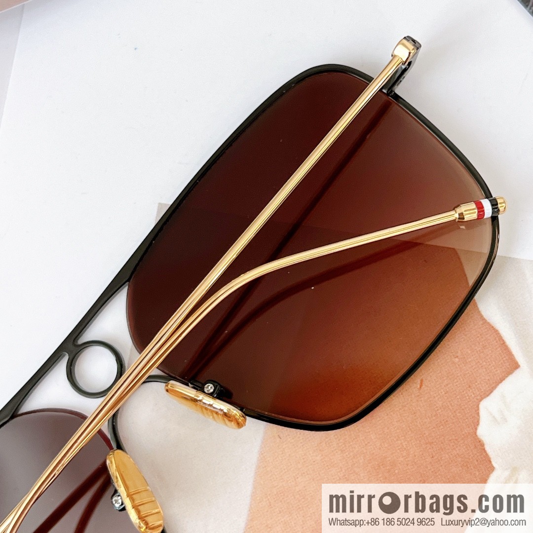 THOM BROWNE imported high definition lenses unisex sunglasses