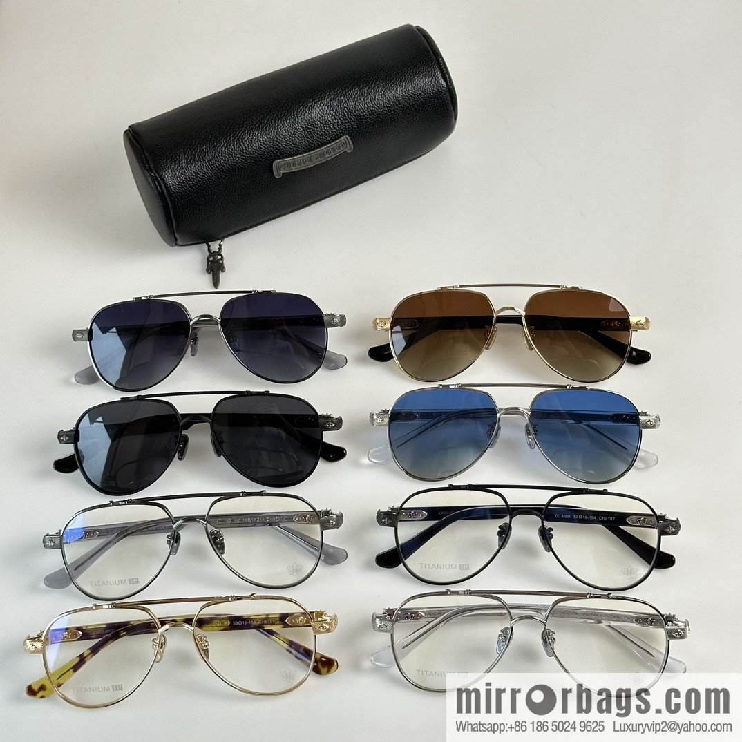 CHROME HEART Classic toad sunglasses