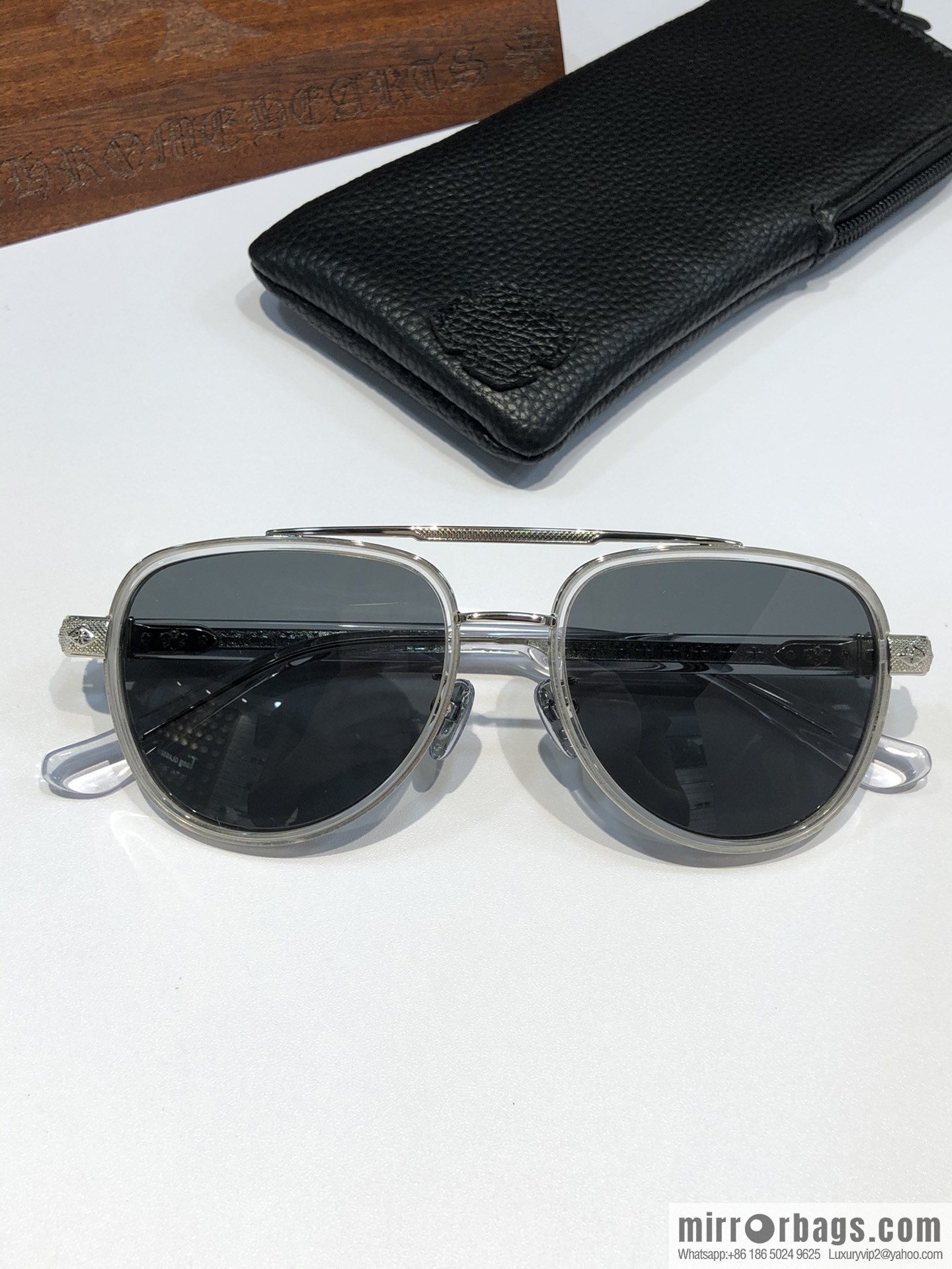CHROME HEART American retro toad sunglasses