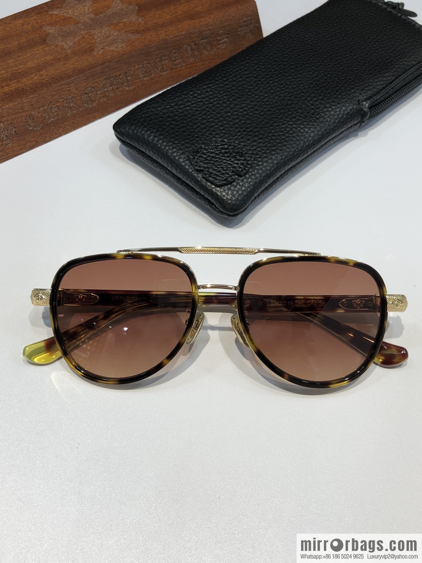 CHROME HEART American retro toad sunglasses