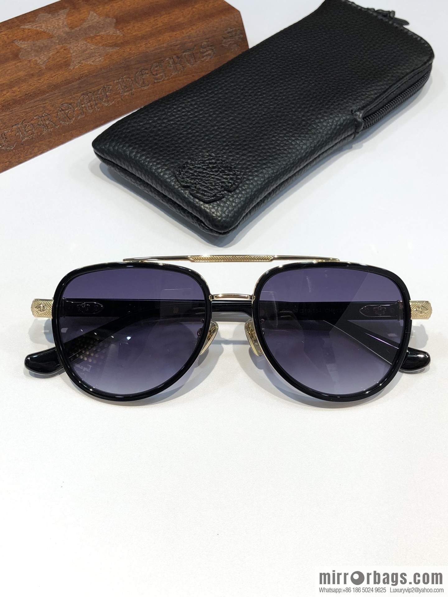 CHROME HEART American retro toad sunglasses