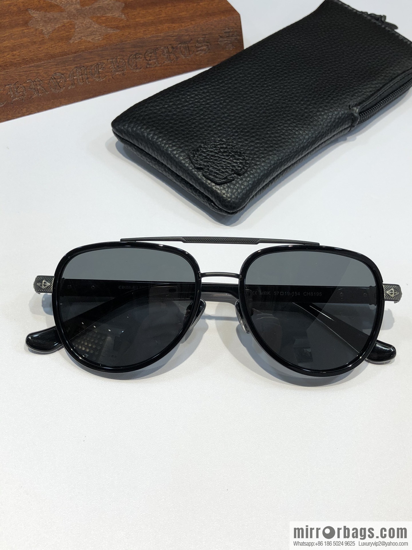 CHROME HEART American retro toad sunglasses