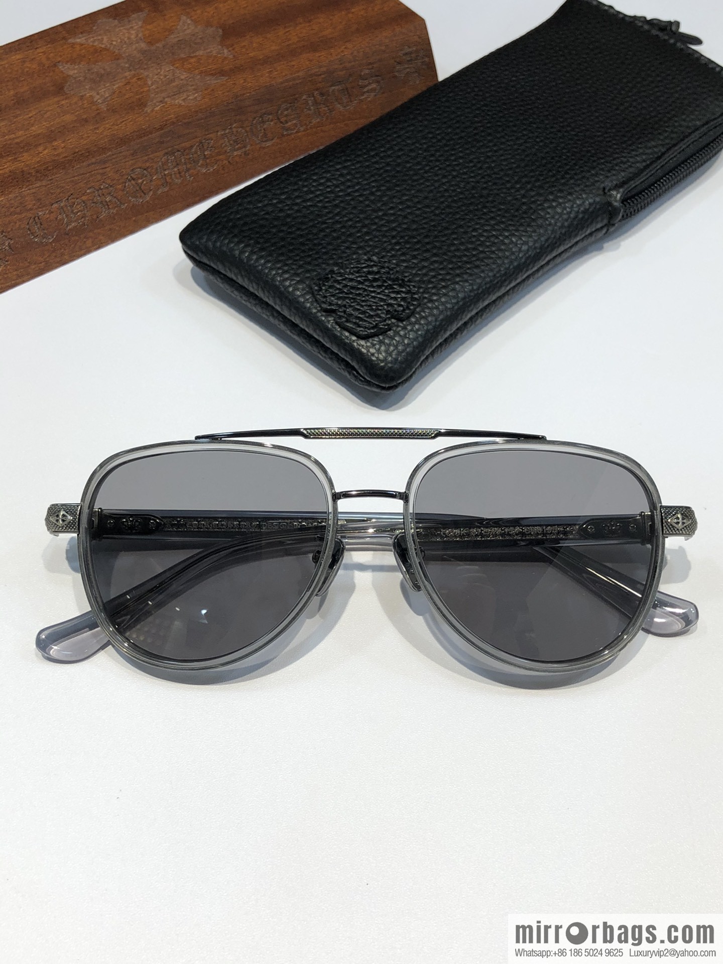 CHROME HEART American retro toad sunglasses