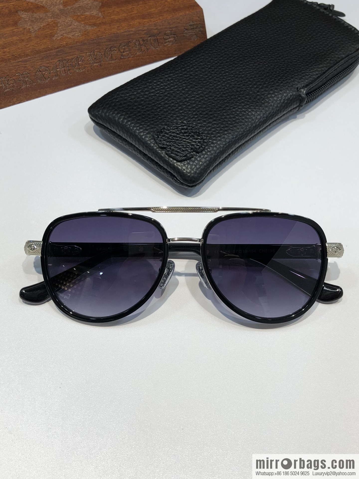 CHROME HEART American retro toad sunglasses