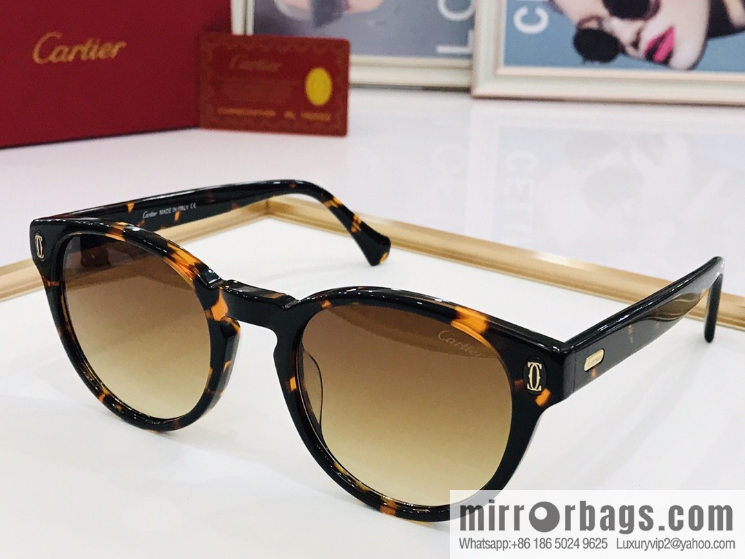 Cartier Cartier electroplated men's and women's same sunglasses