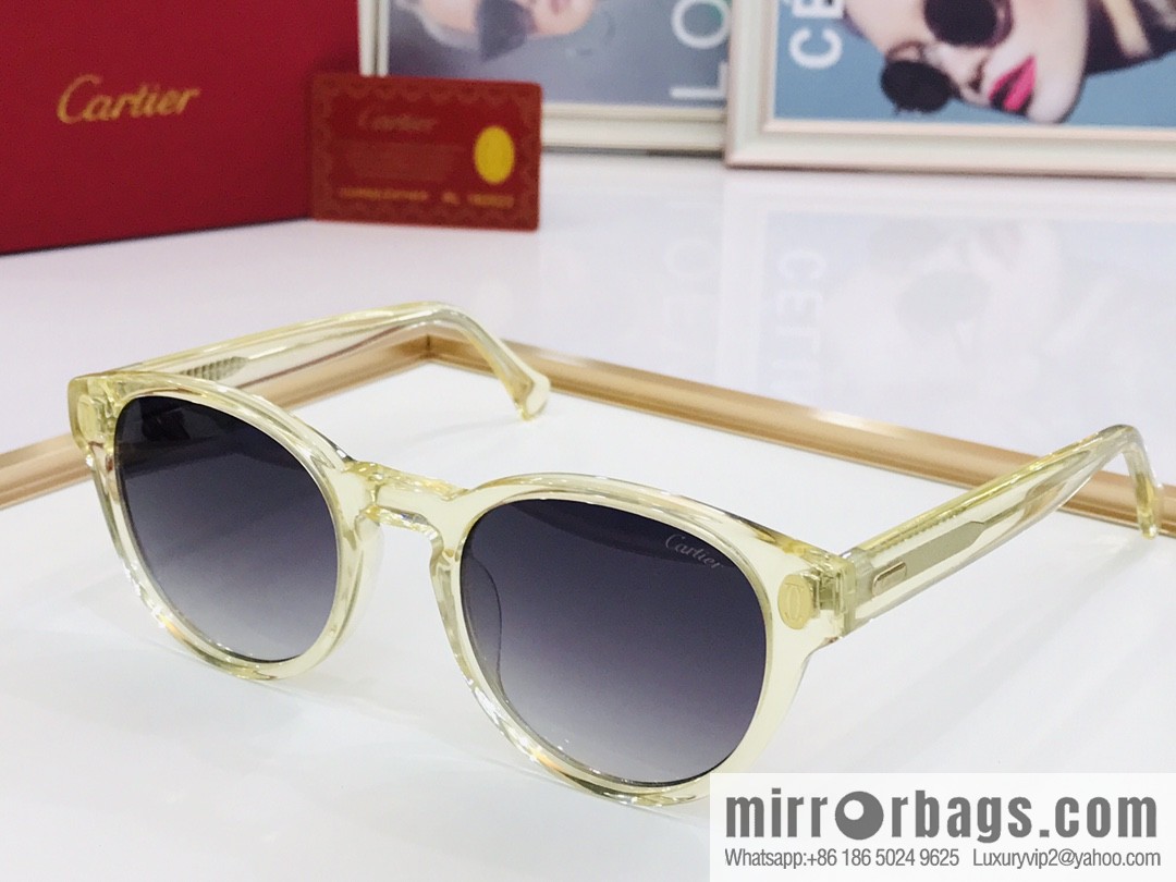 Cartier Cartier electroplated men's and women's same sunglasses