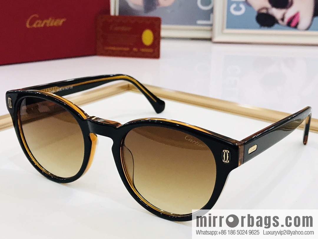 Cartier Cartier electroplated men's and women's same sunglasses