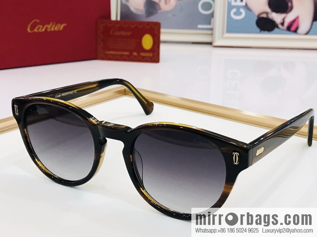 Cartier Cartier electroplated men's and women's same sunglasses