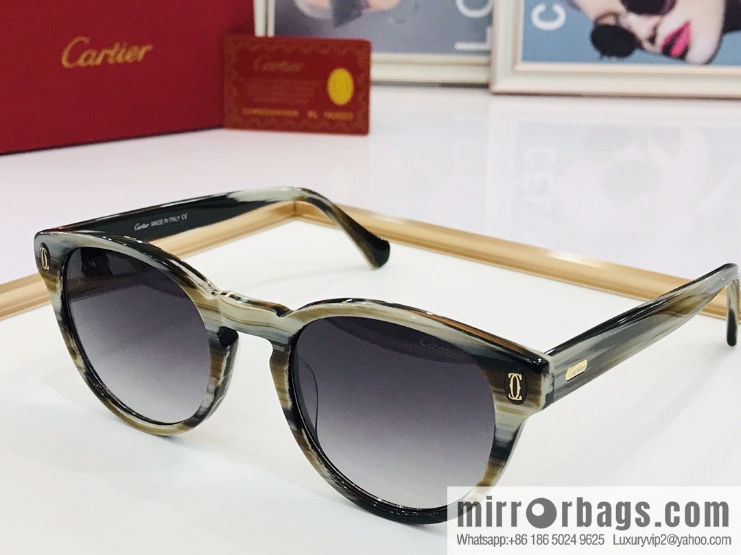 Cartier Cartier electroplated men's and women's same sunglasses