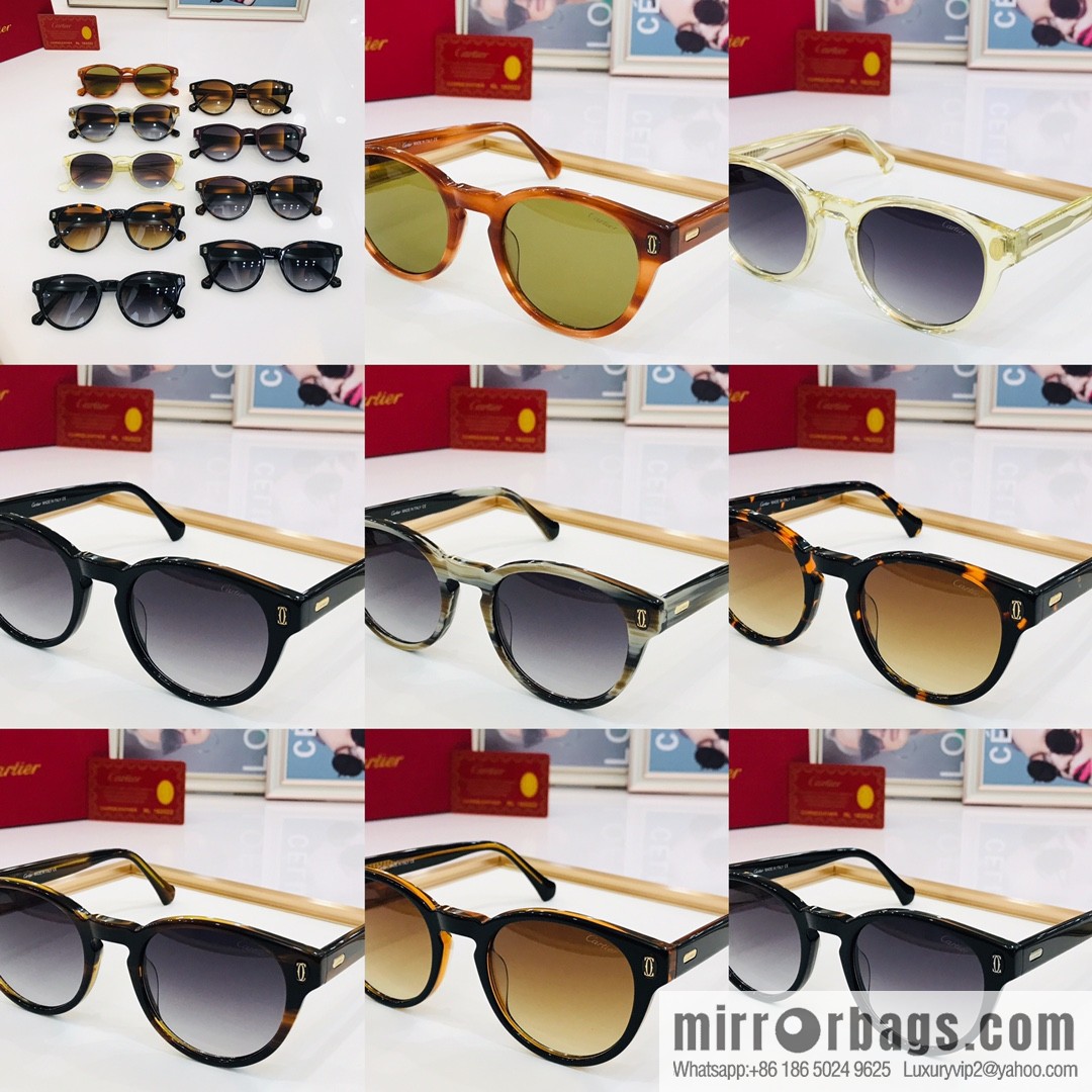 Cartier Cartier electroplated men's and women's same sunglasses