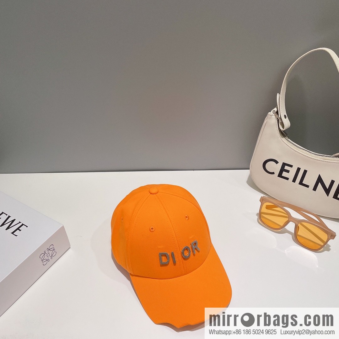 Dior 2023 new walking embroidered baseball cap