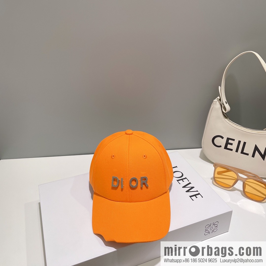 Dior 2023 new walking embroidered baseball cap