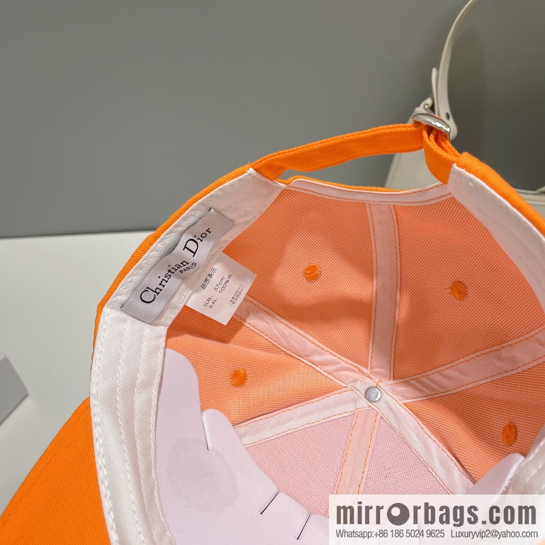 Dior 2023 new walking embroidered baseball cap