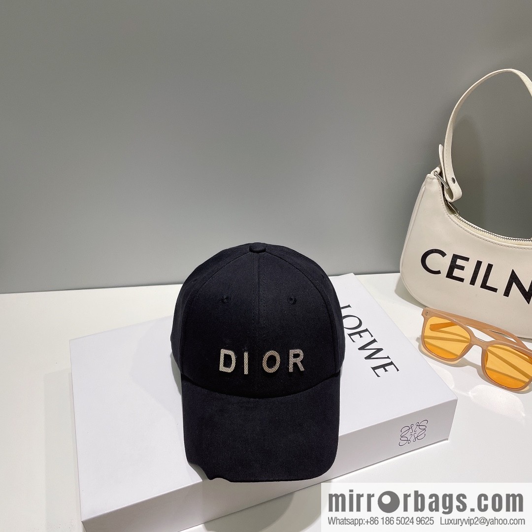 Dior 2023 new walking embroidered baseball cap