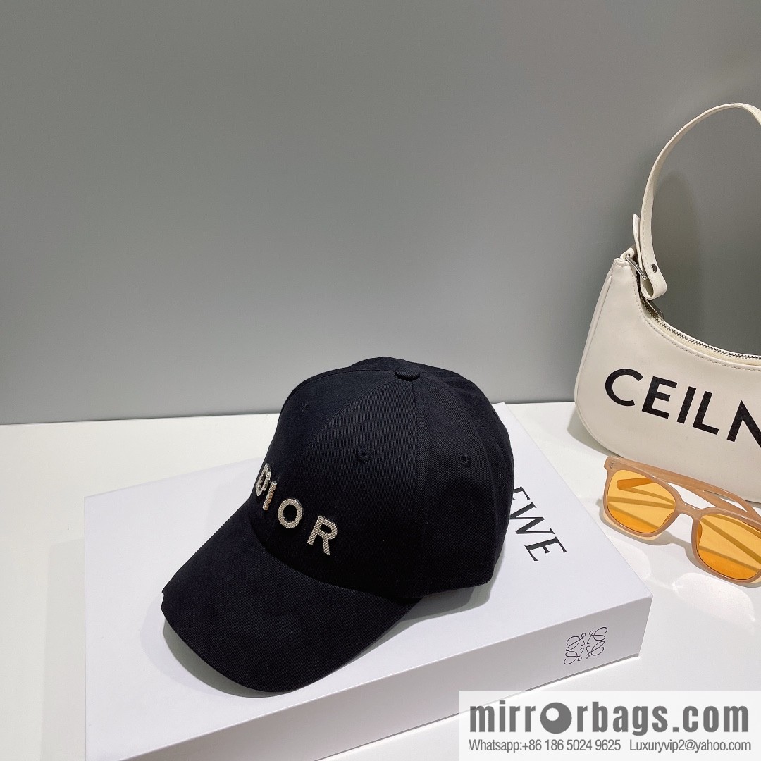 Dior 2023 new walking embroidered baseball cap