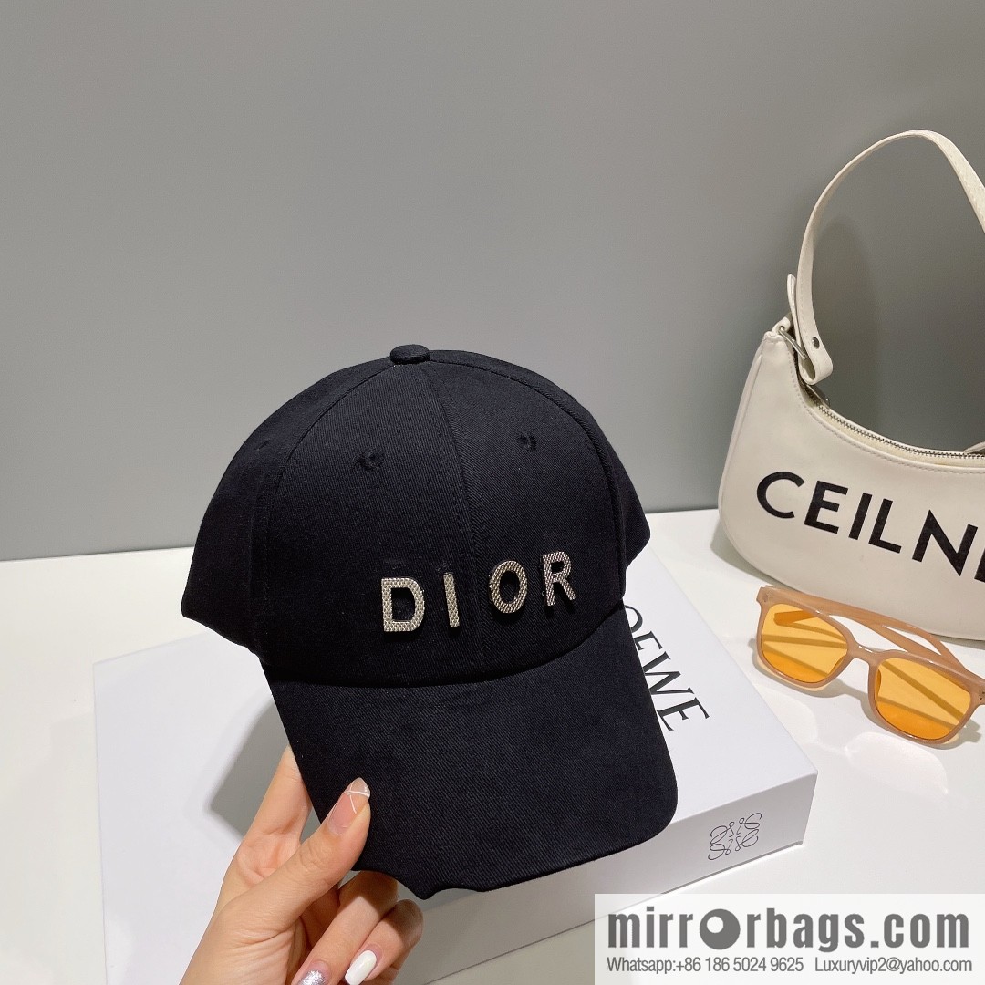 Dior 2023 new walking embroidered baseball cap