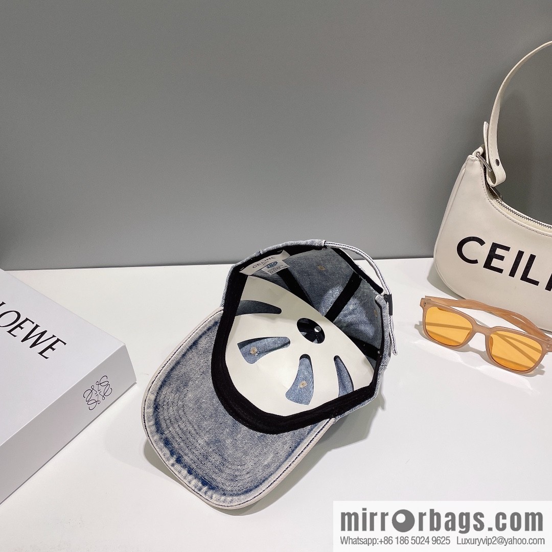CELINE Spring/Summer 2023 Denim Baseball Cap
