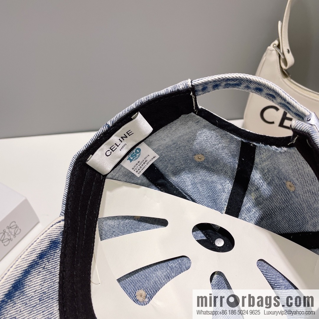 CELINE Spring/Summer 2023 Denim Baseball Cap