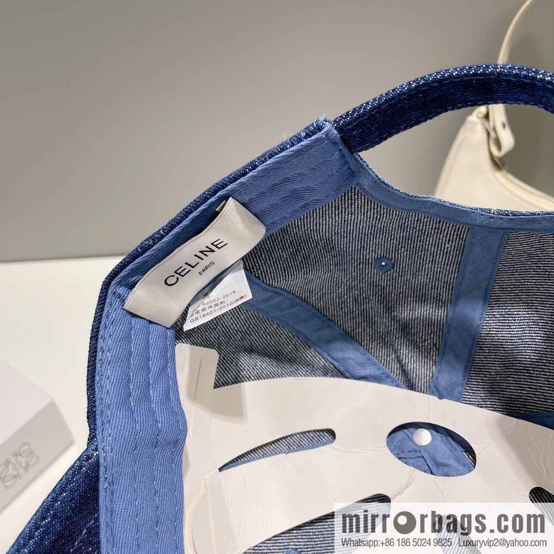 CELINE Spring/Summer 2023 Denim Baseball Cap