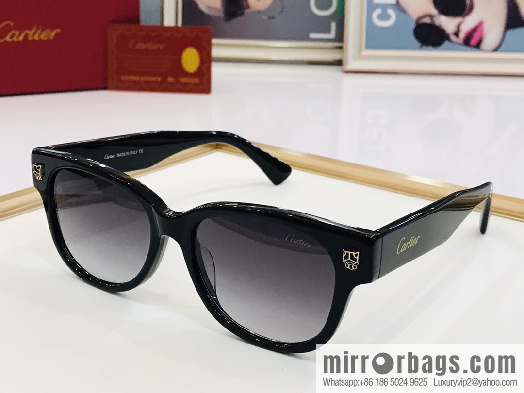 Cartier Cartier Electroplating Process Unisex Sunglasses