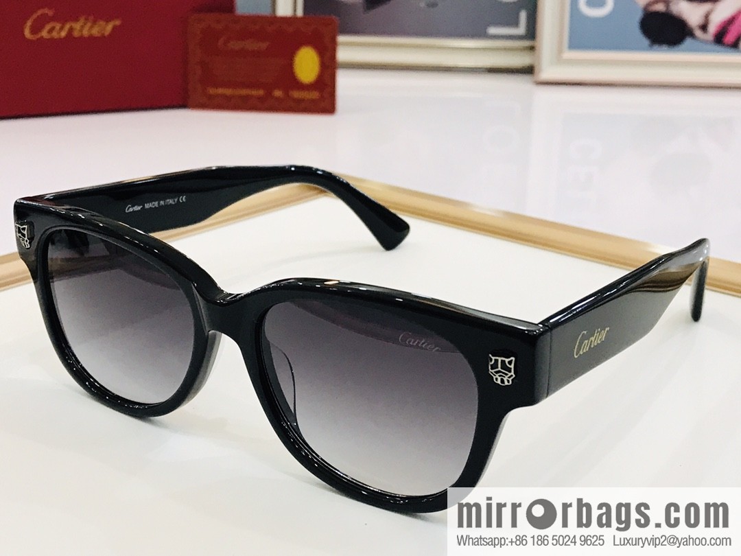 Cartier Cartier Electroplating Process Unisex Sunglasses