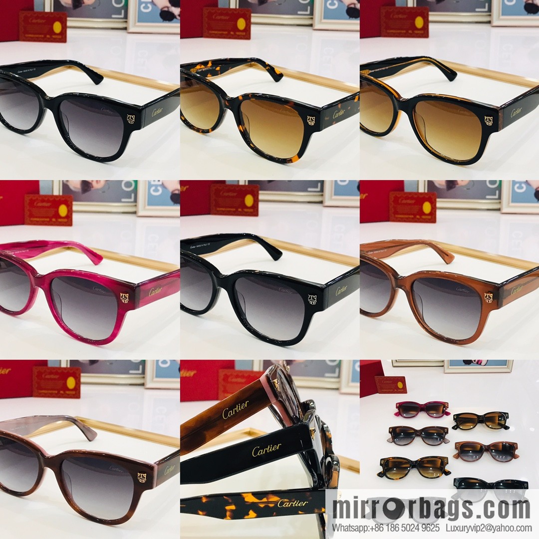 Cartier Cartier Electroplating Process Unisex Sunglasses