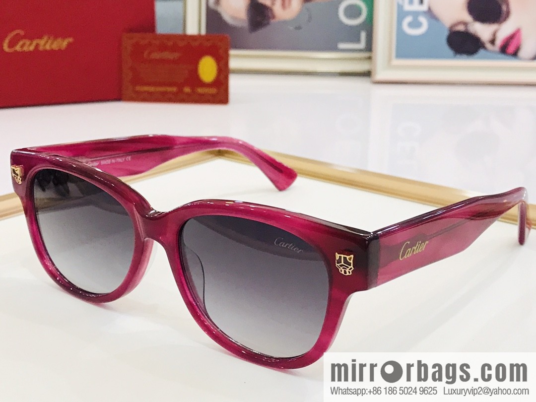 Cartier Cartier Electroplating Process Unisex Sunglasses