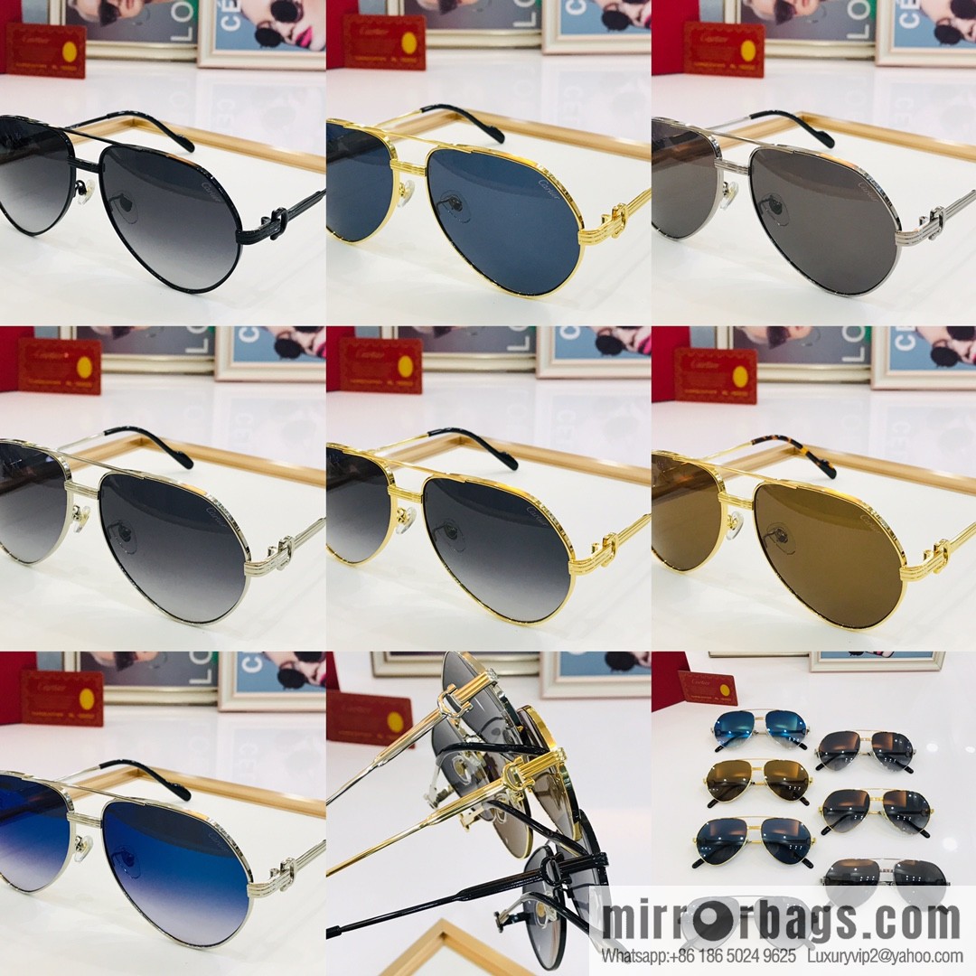 Cartier fashion casual unisex sunglasses