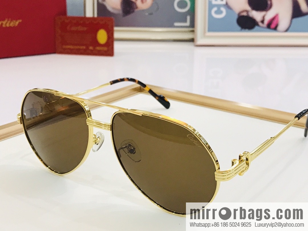 Cartier fashion casual unisex sunglasses