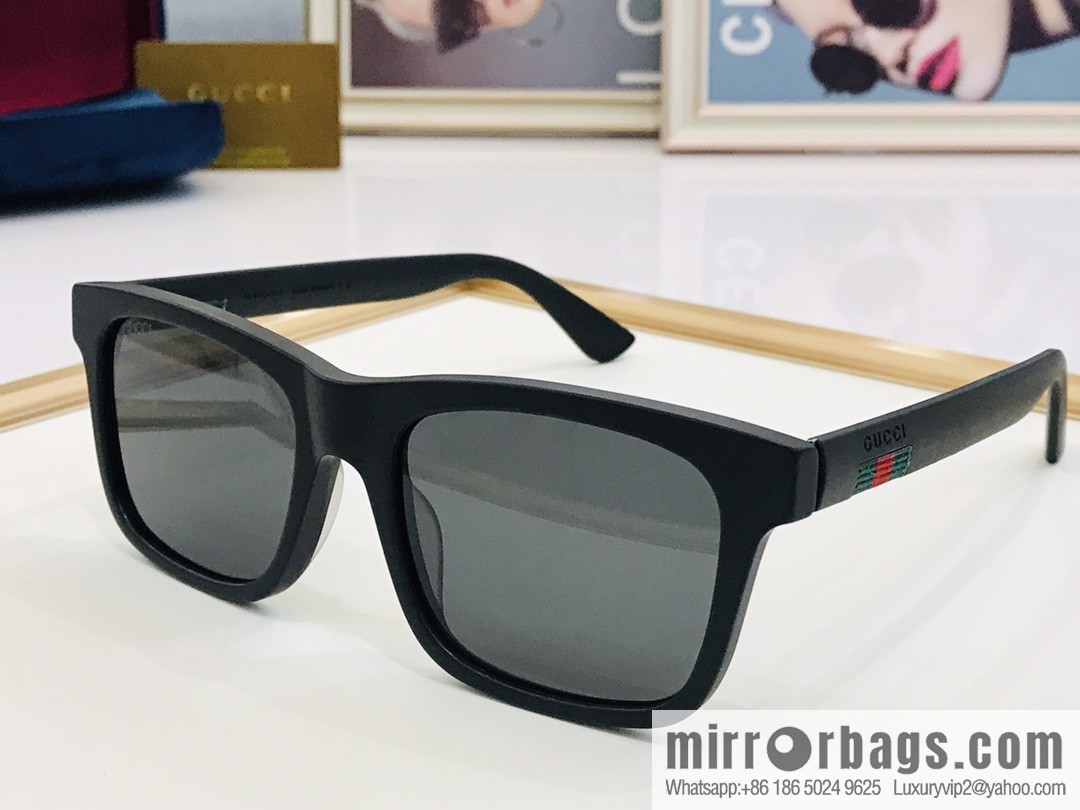 GUCCI Gucci Plate Frame Men's Sunglasses