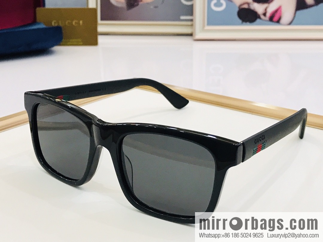 GUCCI Gucci Plate Frame Men's Sunglasses