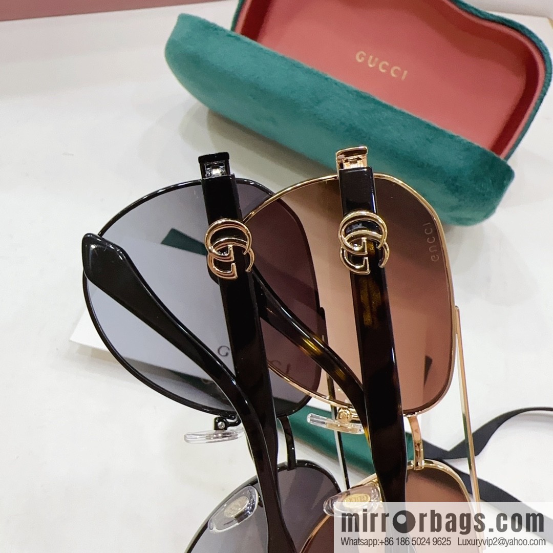 GUCCI Gucci Round Frame Unisex Sunglasses