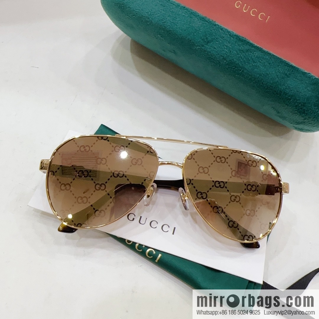 GUCCI Gucci Round Frame Unisex Sunglasses