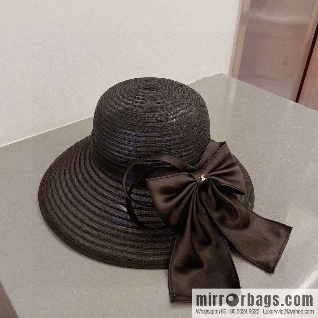 CELINE Celine organza new sun hat
