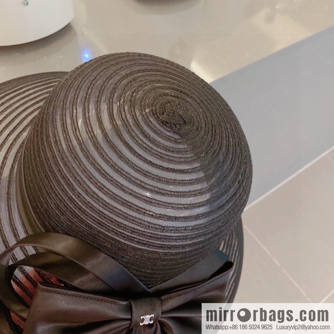 CELINE Celine organza new sun hat