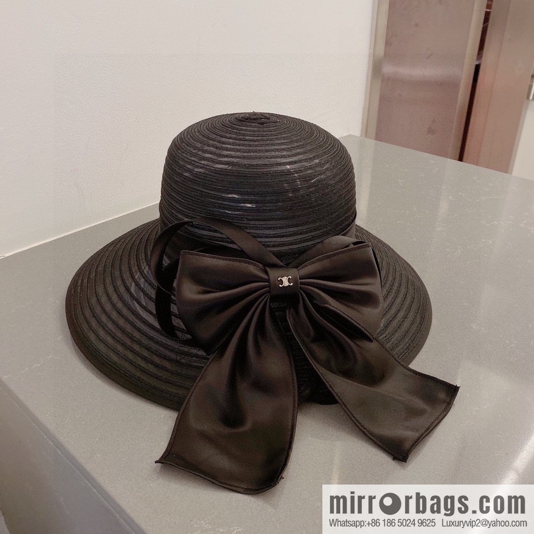 CELINE Celine organza new sun hat