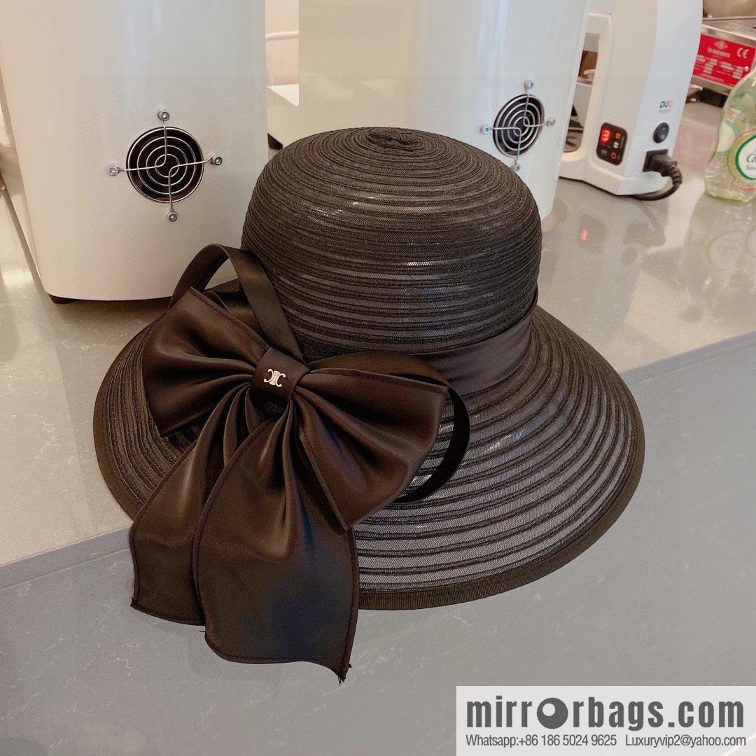 CELINE Celine organza new sun hat