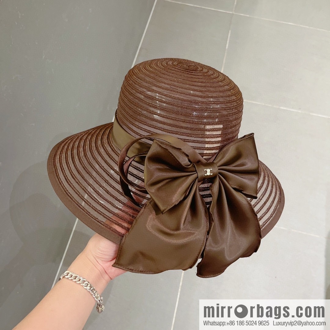 Celine organza new sun hat