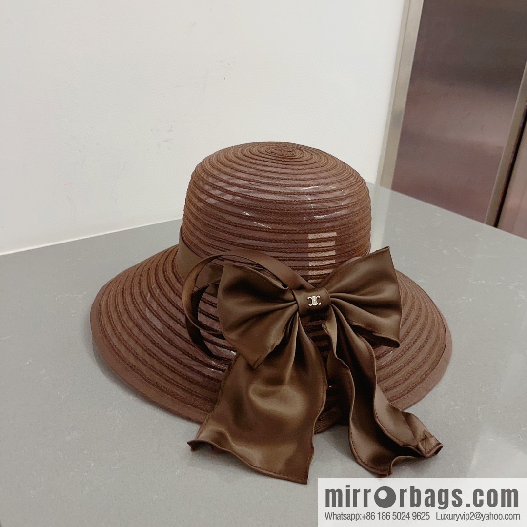 Celine organza new sun hat