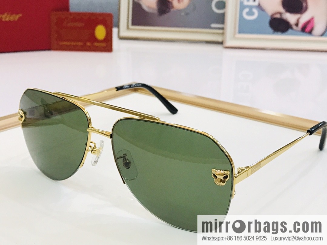 Cartier fashion casual unisex sunglasses