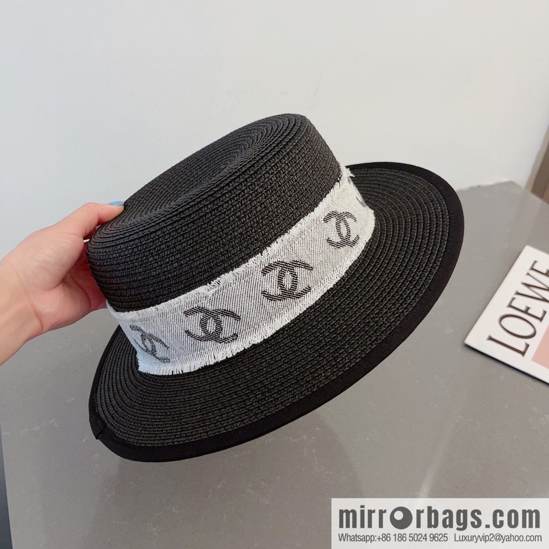 Chanel Flat Top Hat