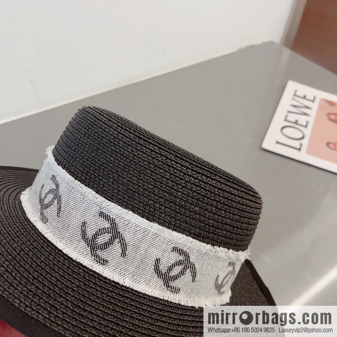 Chanel Flat Top Hat