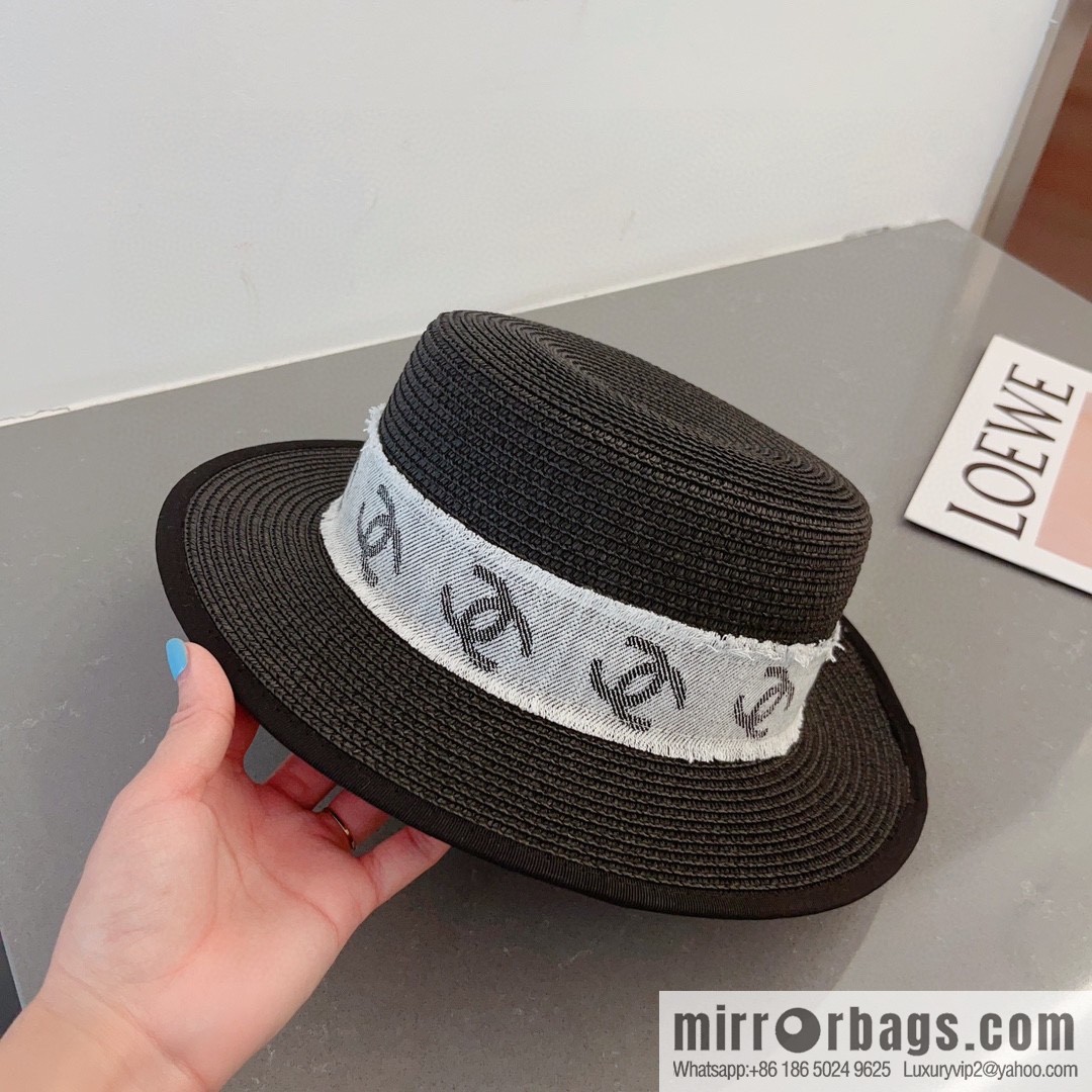 Chanel Flat Top Hat